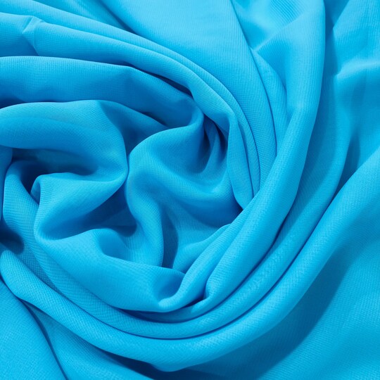1 Yard Chiffon Fabric Lightweight Sheer Soft Material for Dresses Scarves and Wedding Dcor 60 Inches Width, Color: Aqua | Michaels 1 Yard Chiffon Fabric Lightweight Sheer Soft Material for Dresses Scarves and Wedding Dcor 60 Inches Width, Color: Aqua | Michaels